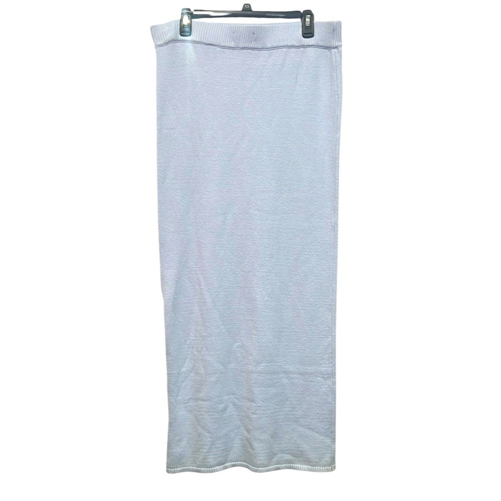 SO NWT Women's knit light blue side slit Skirt size XXL - Picture 3 of 9